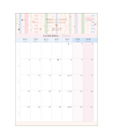 imagem de detalhe produto Calendário Planner de Mesa 13,8 x 19 cm Soho 2027