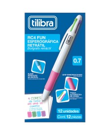 imagem de detalhe produto Caneta Esferográfica 0.7mm RC4 Cores Fun