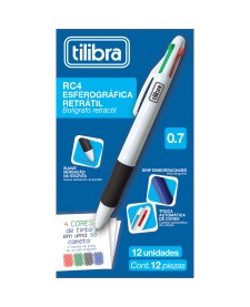 imagem de detalhe produto Caneta Esferográfica 0.7mm RC4 Cores