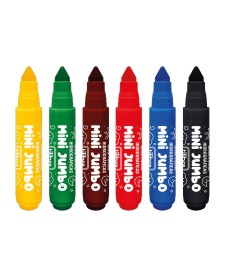 imagem de detalhe produto Canetinha Hidrográfica Mini Jumbo 6 Cores