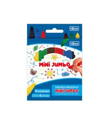 imagem principal do produto Canetinha Hidrográfica Mini Jumbo 6 Cores