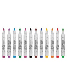 imagem de detalhe produto Canetinhas Hidrográficas Stamp 12 cores