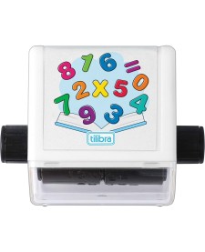 imagem principal do produto Carimbo Roller Matemático - Tabuada  - Blister com 1 unidade