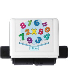 imagem principal do produto Carimbo Roller Matemático - Tabuada  - Blister com 1 unidade