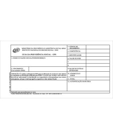 imagem de detalhe produto Carnê GPS - Guia da Previdência Social 12x2 Vias - 24 Folhas