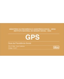 imagem principal do produto Carnê GPS - Guia da Previdência Social 12x2 Vias - 24 Folhas