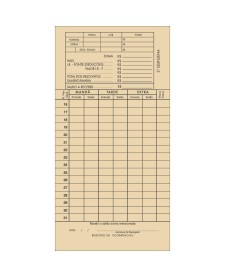 imagem de detalhe produto Cartao de Ponto Mensal RB - 100 Folhas