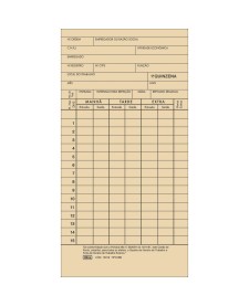 imagem principal do produto Cartao de Ponto Mensal RB - 100 Folhas