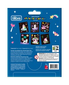 imagem de detalhe produto Cartelas de Pintura Mágica - Unicórnio - 6 unidades