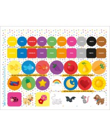 imagem de detalhe produto Cartilha de Atividades Aprender as Cores Académie 20 Folhas