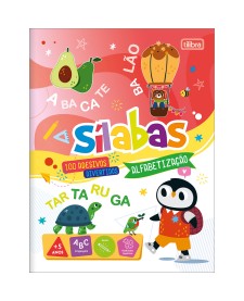 imagem principal do produto Cartilha de Atividades de Alfabetização - Sílabas Aprender, Brincar e Colorir 8 Folhas