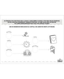 imagem de detalhe produto Cartilha de Atividades de Ciências - Corpo Humano Académie 20 Folhas
