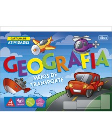 imagem principal do produto Cartilha de Atividades de Geografia - Meios de Transporte Académie 20 Folhas