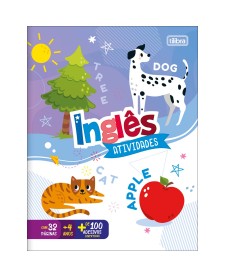 imagem principal do produto Cartilha de Atividades de Inglês Aprender, Brincar e Colorir 16 Folhas