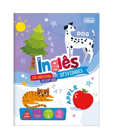 imagem principal do produto Cartilha de Atividades de Inglês Aprender, Brincar e Colorir 8 Folhas