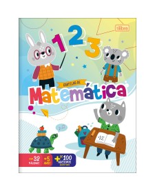imagem principal do produto Cartilha de Atividades de Matemática Aprender, Brincar e Colorir 16 Folhas