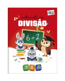 imagem principal do produto Cartilha de Atividades de Matemática - Divisão Aprender, Brincar e Colorir 16 Folhas