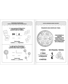 imagem de detalhe produto Cartilha de Atividades de Matemática - Divisão Aprender, Brincar e Colorir 8 Folhas