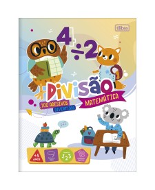 imagem principal do produto Cartilha de Atividades de Matemática - Divisão Aprender, Brincar e Colorir 8 Folhas