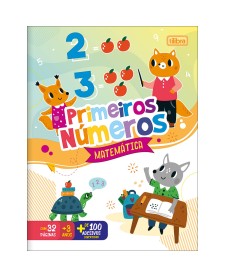 imagem principal do produto Cartilha de Atividades de Matemática - Números Aprender, Brincar e Colorir 16 Folhas