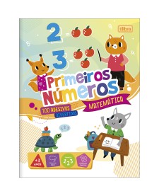 imagem principal do produto Cartilha de Atividades de Matemática - Primeiros Números Aprender, Brincar e Colorir 8 Folhas