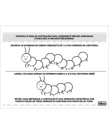 imagem de detalhe produto Cartilha de Atividades de Matemática - Subtração Académie 20 Folhas