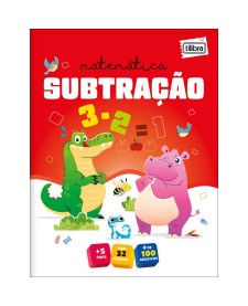 imagem principal do produto Cartilha de Atividades de Matemática - Subtração Aprender, Brincar e Colorir 16 Folhas