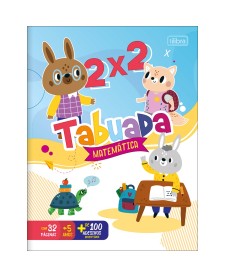 imagem principal do produto Cartilha de Atividades de Matemática - Tabuada Aprender, Brincar e Colorir 16 Folhas