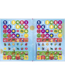 imagem de detalhe produto Cartilha de Atividades de Matemática - Tabuada Aprender, Brincar e Colorir 8 Folhas