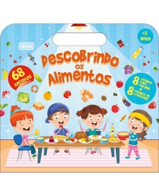 imagem principal do produto Cartilha de Atividades Maleta Alimentos Aprender, Brincar e Colorir 8 Folhas
