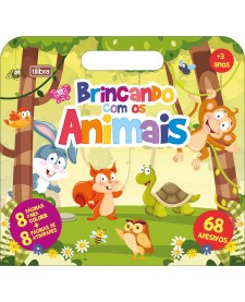 imagem principal do produto Cartilha de Atividades Maleta Animais Aprender, Brincar e Colorir 8 Folhas
