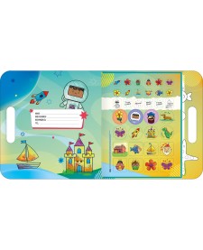 imagem de detalhe produto Cartilha de Atividades Maleta Aprender a Desenhar Aprender, Brincar e Colorir 8 Folhas