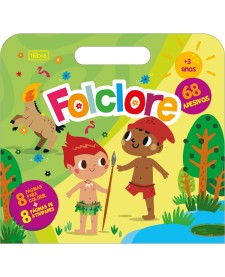 imagem principal do produto Cartilha de Atividades Maleta Folclore Aprender, Brincar e Colorir 8 Folhas