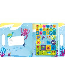 imagem de detalhe produto Cartilha de Atividades Maleta Mar Aprender, Brincar e Colorir 8 Folhas