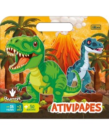 imagem principal do produto Cartilha de Atividades Maleta Raptor 8 Folhas