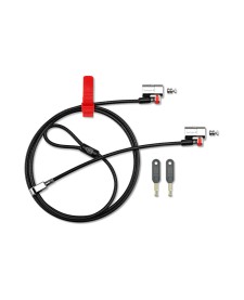 imagem principal do produto Clicksafe Trava Dupla com Cadeado  - Chave Mestra