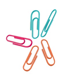 imagem principal do produto Clips 28mm Bolinhas Cores Sortidas 80 Unidades