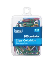 imagem de detalhe produto Clips 29mm D302 Cores Sortidas 100 Unidades