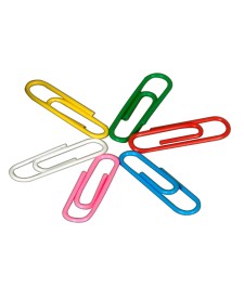 imagem principal do produto Clips 29mm D302 Cores Sortidas 100 Unidades