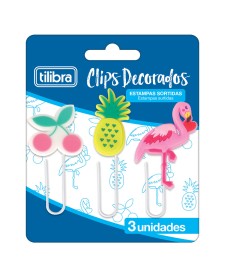 imagem de detalhe produto Clips Decorados 50mm 3 Unidades