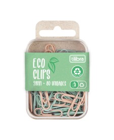 imagem principal do produto Clips Eco 28mm - 80 Unidades