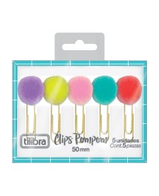 imagem de detalhe produto Clips Pompom 50mm 5 Unidades