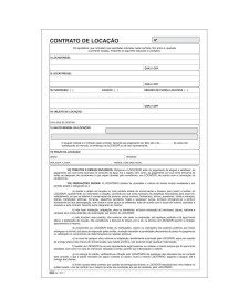 imagem principal do produto Contrato de Locação - 100 Folhas