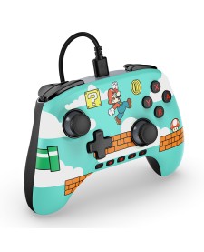 imagem de detalhe produto Controle Advantage com Fio PowerA para Nintendo Switch 2 - Mario Time