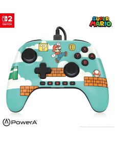 imagem principal do produto Controle Advantage com Fio PowerA para Nintendo Switch 2 - Mario Time