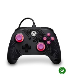 imagem principal do produto Controle Advantage Plus com fio PowerA para XBOX Serie X|S - Moonlit Palms