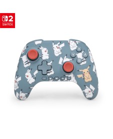 imagem principal do produto Controle Advantage Sem Fio PowerA para Nintendo Switch 2 - Pikachu Moments