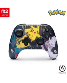 imagem principal do produto Controle Advantage Sem Fio PowerA para Nintendo Switch 2 - Pokémon Mega Evolutions