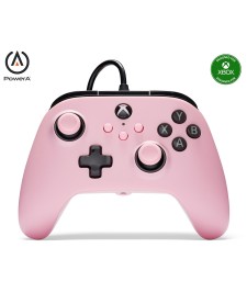 imagem principal do produto Controle com fio PowerA para XBOX Serie X|S - Rosa