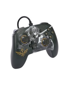 imagem de detalhe produto Controle Enhanced Com Fio Power-A para Nintendo Switch - Zelda Battle-Ready Link